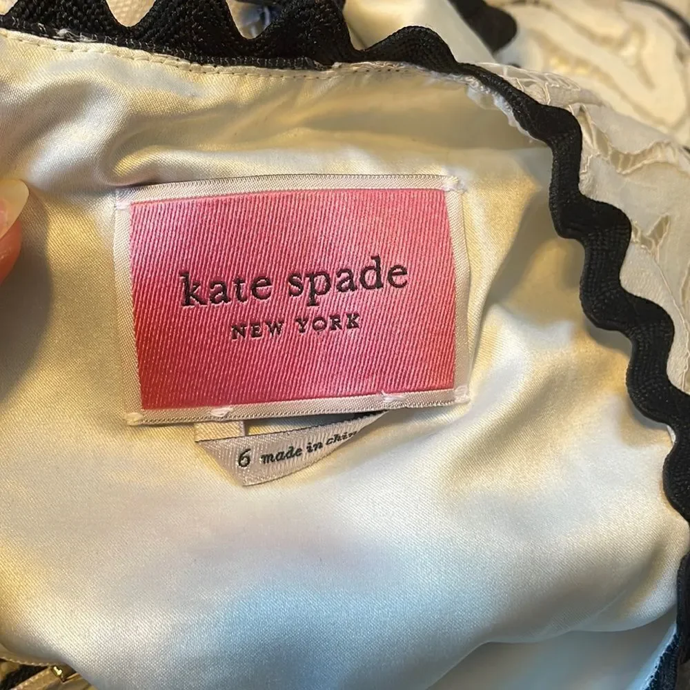 Kate Spade Sand Dune Lace Shift Dress Mini 6